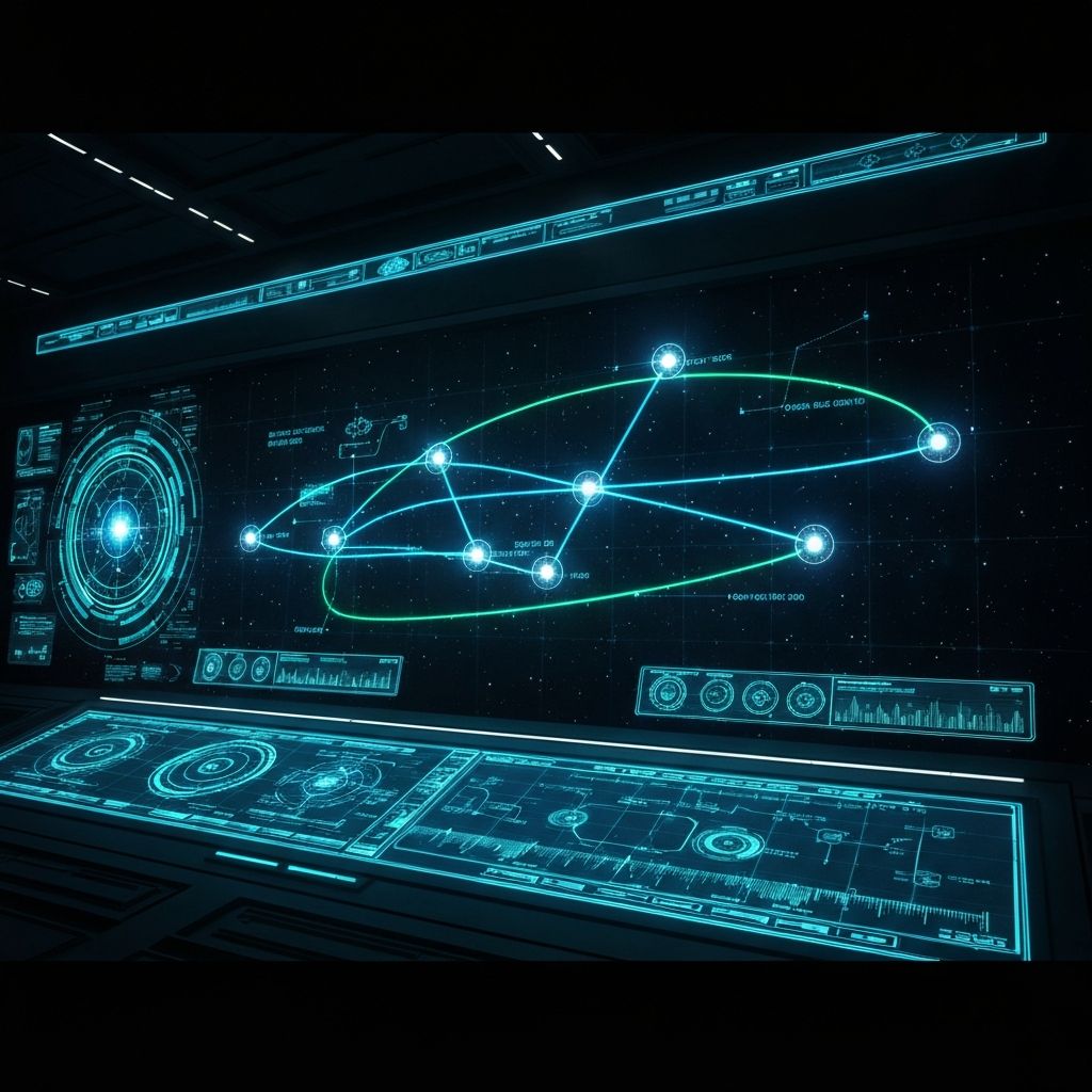 3D Star Navigation Map